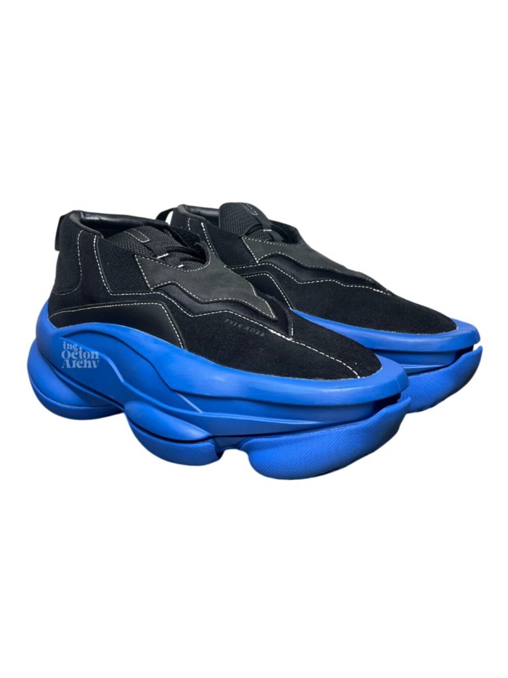Size 10 Pyer Moss x Reebok Sculpt 1 'Black Vital Blue' GX9014 Pre-Owned